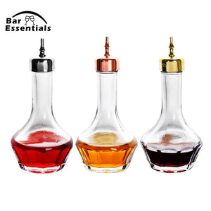 Beveled Dash Bottle 50ml Bitter Bottle Glass Liquor Pourer Bar Tool Bartender Decanter Cocktail Barware